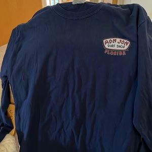 RON JON FLORIDA long sleeve navy tee. Excellent condition!! Mens Med. Worn once